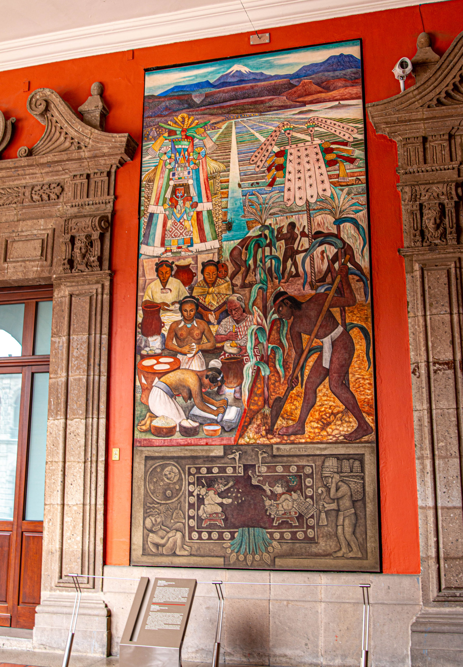 Diego Rivera mural in Palacio Nacional, one of many must-visit museums in Mexico city, CDMX